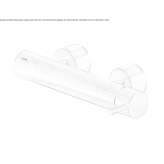 2-hole stainless steel shower faucet Opatow