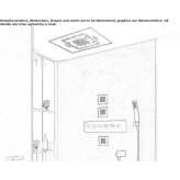 Stainless steel LED shower set with hand shower Maybrook