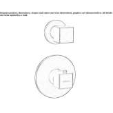 Concealed thermostatic shower faucet Tunceli