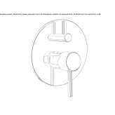 Shower faucet with switch Passons