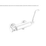 2-hole shower tap with thermostat Ciruena