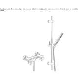 Shower faucet/shower bar Leves