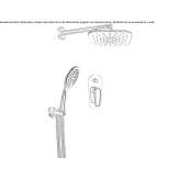 Shower set with hand shower Raning