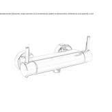 2-hole shower tap with thermostat Ciruena