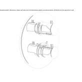 Shower tap with plate Passons