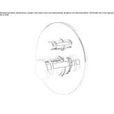 Single-lever shower faucet with diverter Akaa