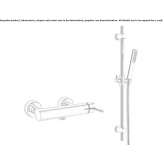 Single-lever shower faucet with a hand shower Passons