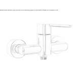 2-hole single lever shower faucet Paignton