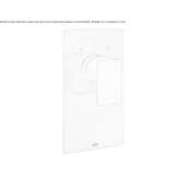 Stainless steel shower faucet with plate Villabe