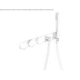 Shower faucet with a hand shower Zandt