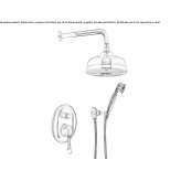 Shower set with hand shower Fogliano