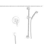 Shower set with hand shower Fogliano
