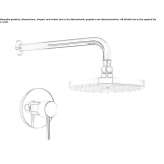 Single-lever shower faucet with a shower head Passons