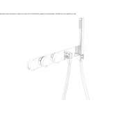 Shower faucet with a hand shower Zandt