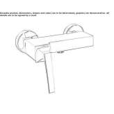 External single-lever shower faucet Bichl