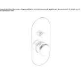 Concealed single-lever shower faucet with diverter Worben