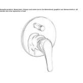 Single-lever shower faucet with diverter Tomochic