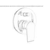 Shower faucet with switch Rincon