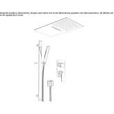 Outdoor shower set with hand shower Odra