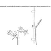 Shower faucet with a hand shower Lyford