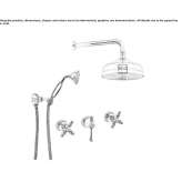 Shower set with shower head Oronsko