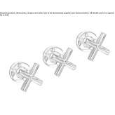3-hole shower faucet with a switch Lyford