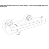 Single handle shower faucet Calcio