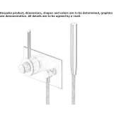 Stainless steel shower faucet with hand shower Tobosi