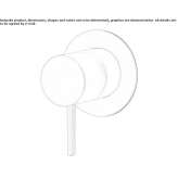 1-hole stainless steel shower faucet Pedasi