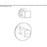 Concealed thermostatic shower faucet Tunceli