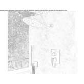 Zestaw prysznicowy termostatyczny mosiężny z głowicą prysznicową Luling