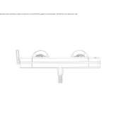 2-hole shower tap Pniewy