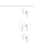 3-hole shower tap Pniewy