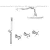 Shower set with shower head Sosno