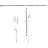 Single-lever shower faucet with a hand shower Passons