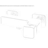 2-hole single lever shower faucet Sens
