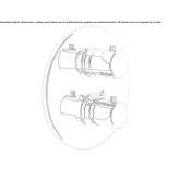 Shower tap with plate Calcio
