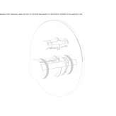 Concealed shower faucet with single handle and switch Olawa