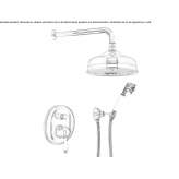 Shower set with shower head Wanchaq