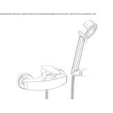 Shower faucet with a hand shower Muzillac
