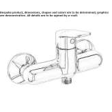 External single-lever shower faucet Schieren