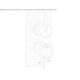 Thermostatic stainless steel shower faucet Villabe