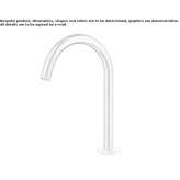 Stainless steel sink spout mounted on the countertop Piacenza
