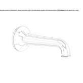 Sink spout mounted on the wall Jundiai