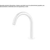Stainless steel sink spout mounted on the countertop Piacenza