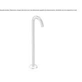 Bathtub spout standing on the floor Minare