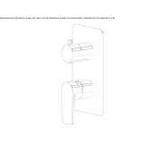 Single-lever concealed faucet Chicama