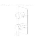 Single-lever concealed faucet Duhanas