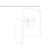 Single-lever concealed faucet Chicama