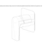 Single-lever concealed faucet Duhanas